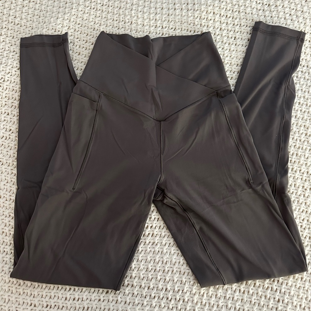 Gray Aerie cross over leggings